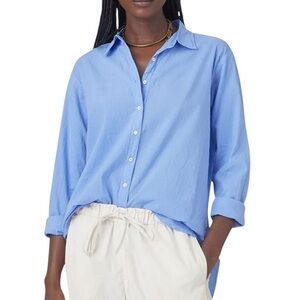 NWT XiRENA Beau Cotton Voile Long Sleeve Button-Up Size XS